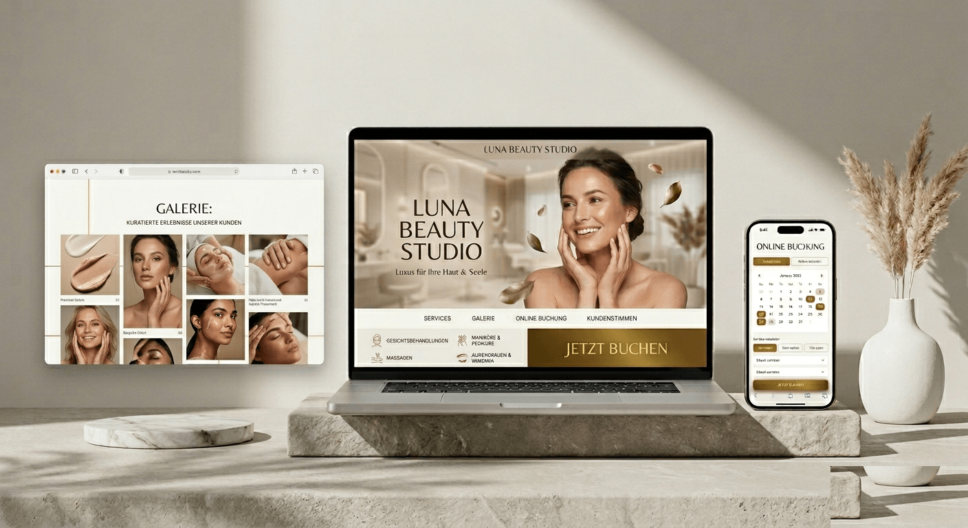 Luna Beauty Studio Mockup